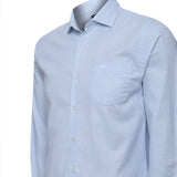 Camisa Algodón Hombre Flasquare Celeste Rockford