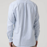 Camisa Algodón Hombre Flasquare Celeste Rockford