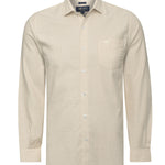 Camisa Algodón Hombre Flasquare Beige Rockford