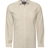 Camisa Algodón Hombre Flasquare Beige Rockford
