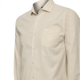 Camisa Algodón Hombre Flasquare Beige Rockford