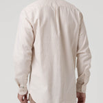 Camisa Algodón Hombre Flasquare Beige Rockford