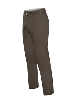 Pantalón Algodón Hombre Five Café Rockford