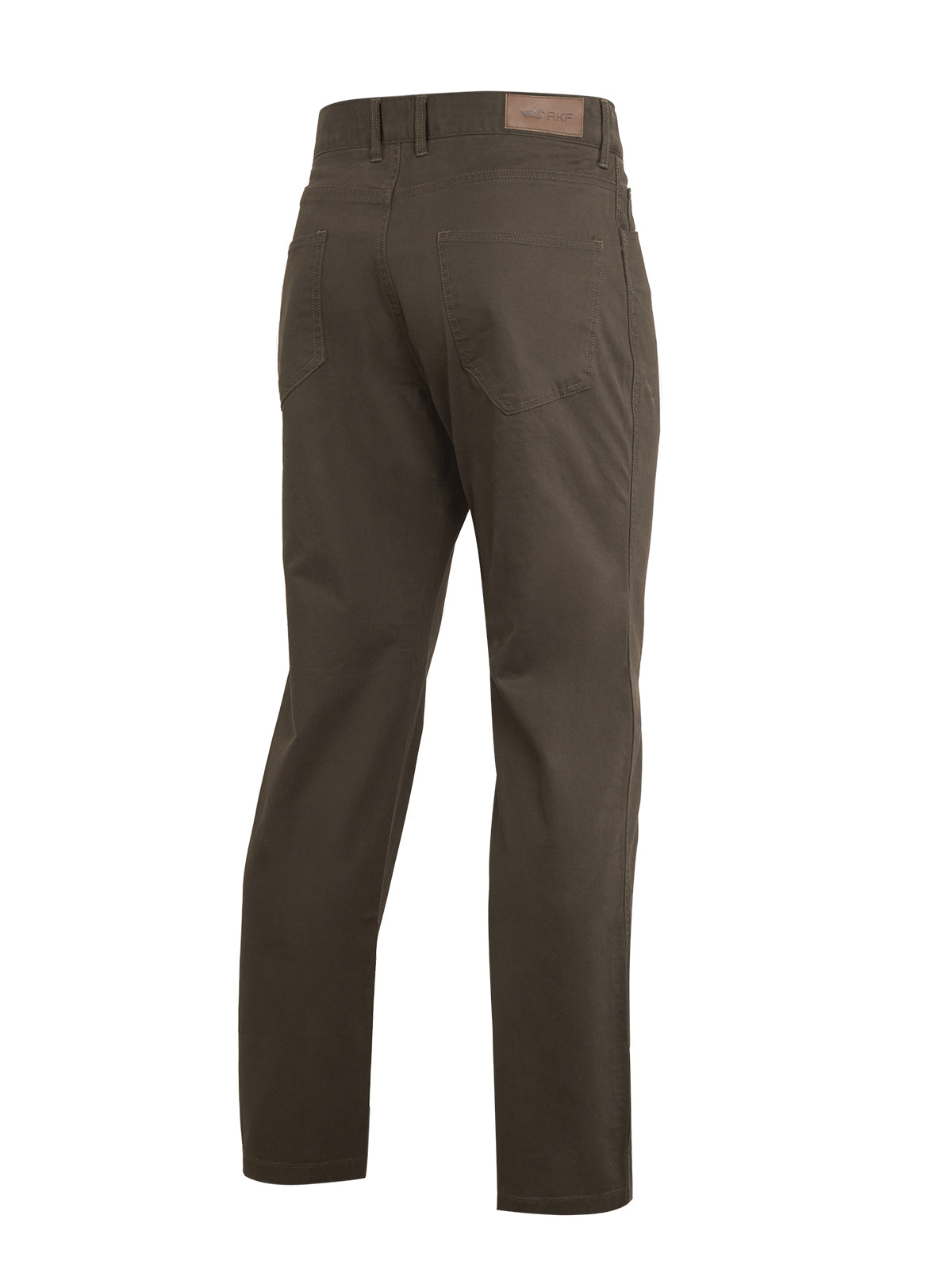 Pantalón Algodón Hombre Five Café Rockford