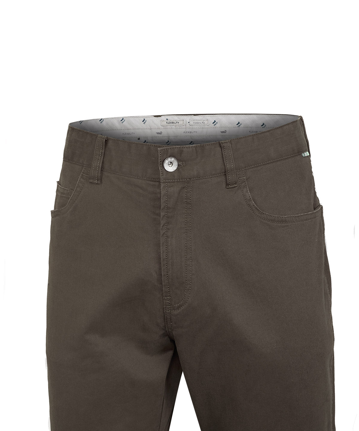 Pantalón Algodón Hombre Five Café Rockford