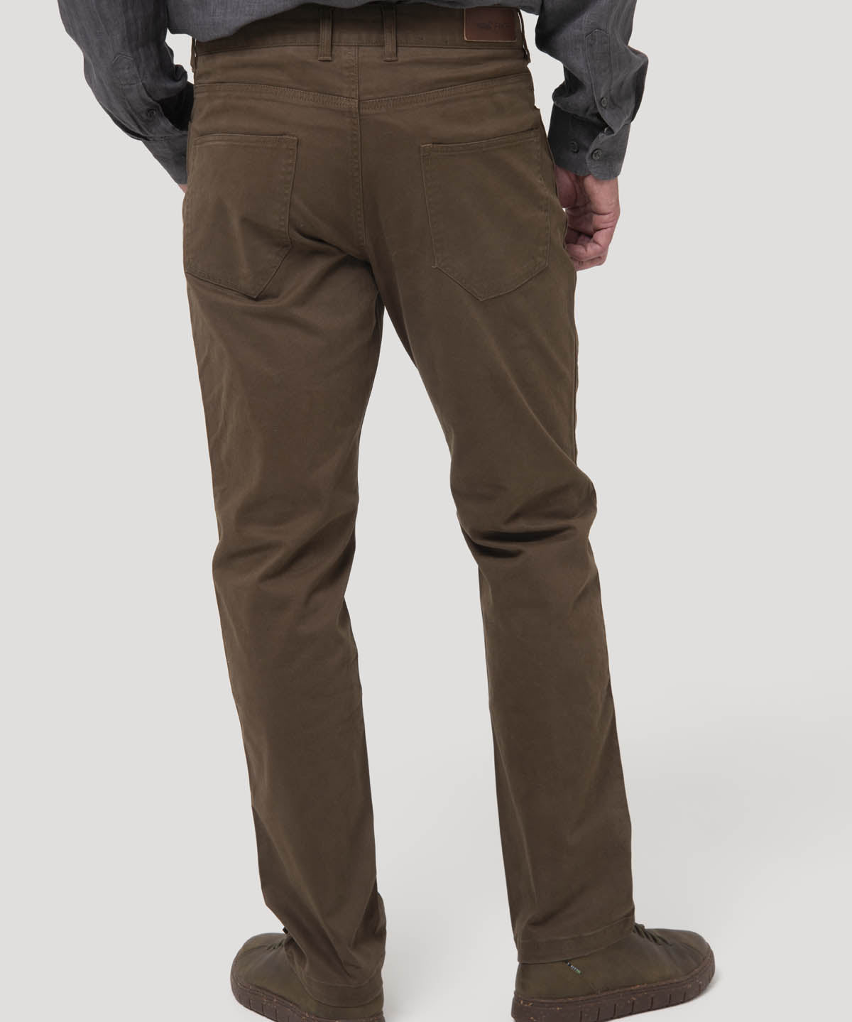 Pantalón Algodón Hombre Five Café Rockford