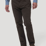 Pantalón Algodón Hombre Five Café Rockford