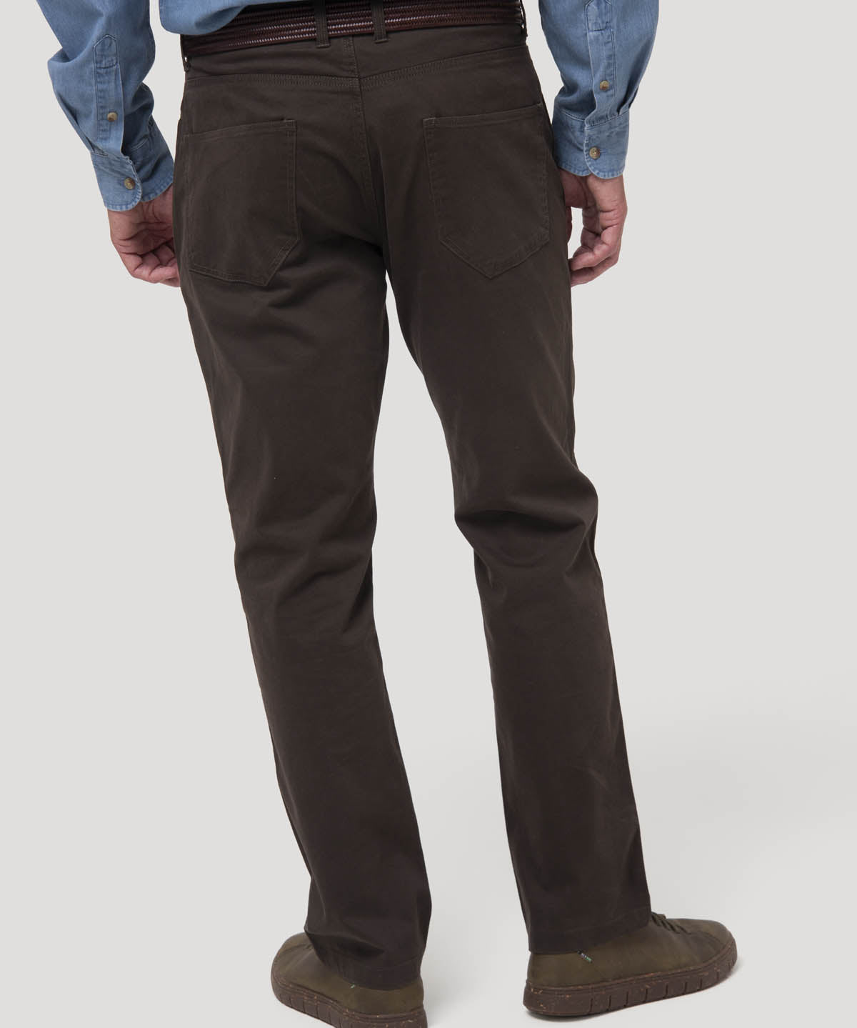Pantalón Algodón Hombre Five Café Rockford