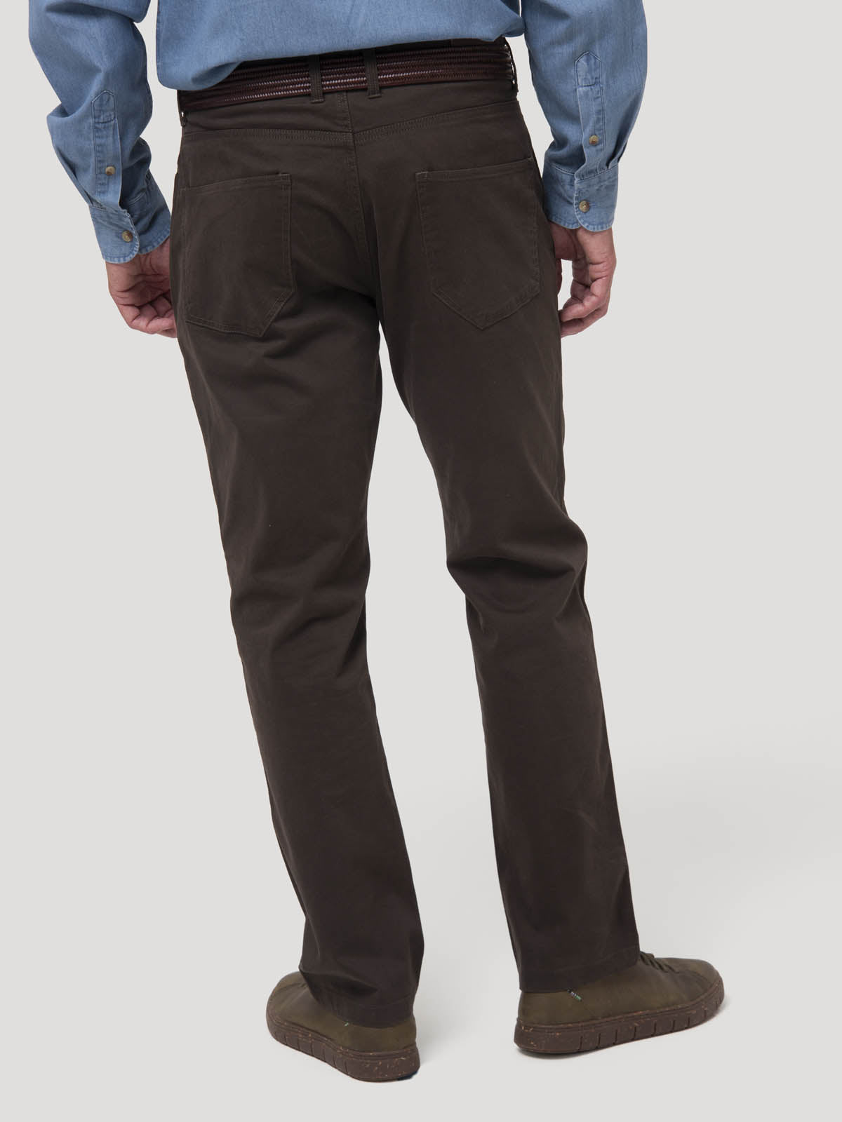 Pantalón Algodón Hombre Five Café Rockford