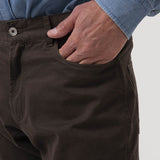 Pantalón Algodón Hombre Five Café Rockford