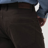 Pantalón Algodón Hombre Five Café Rockford