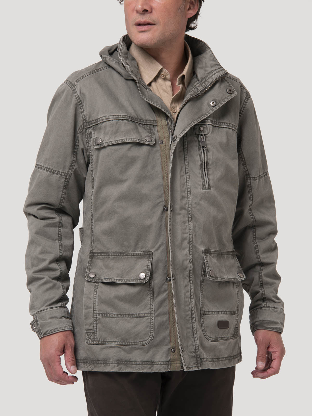Chaqueta Algodón Hombre Madero Beige Rockford