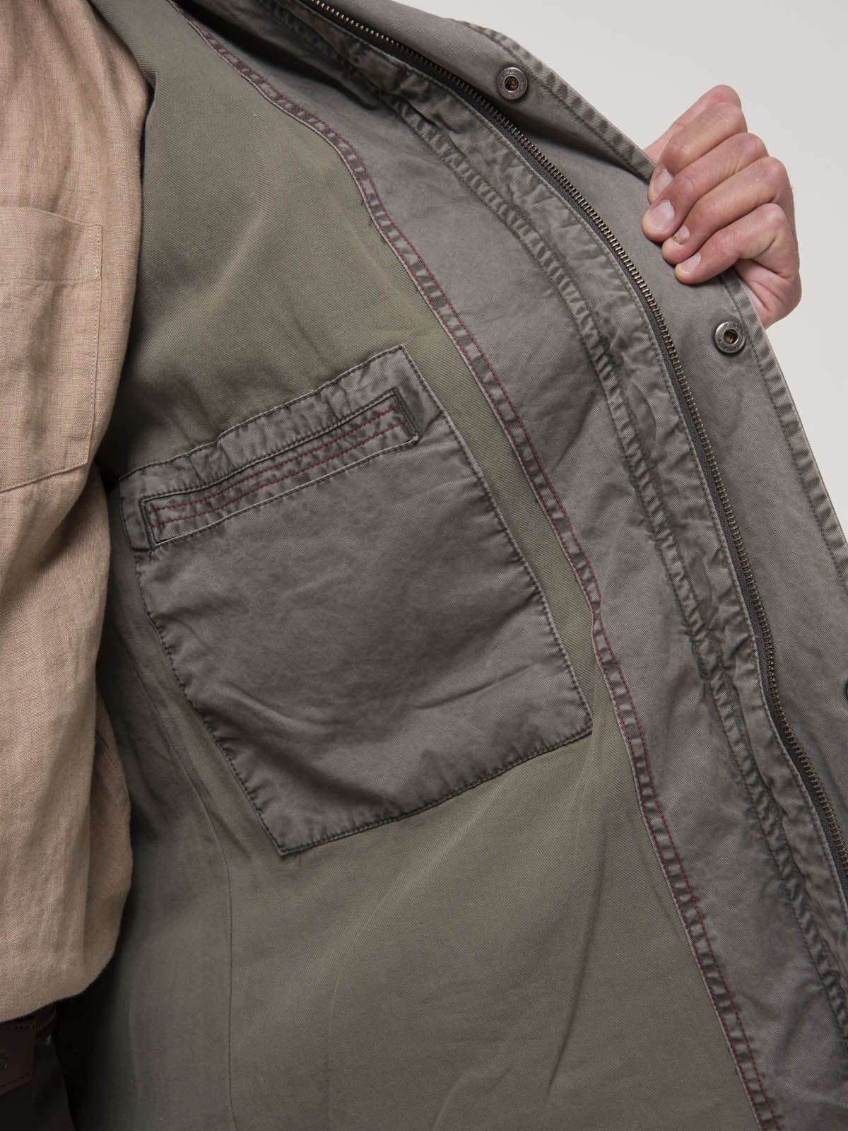 Chaqueta Algodón Hombre Madero Beige Rockford