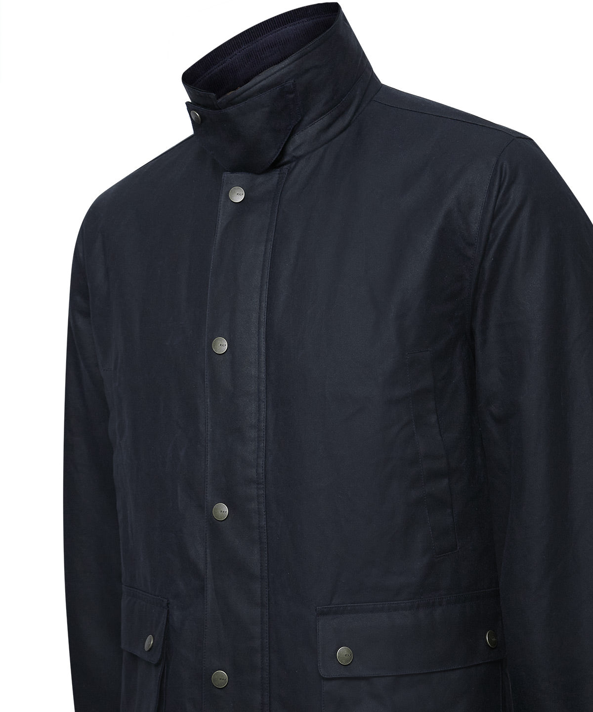 Chaqueta Algodón Hombre Wax Azul Rockford