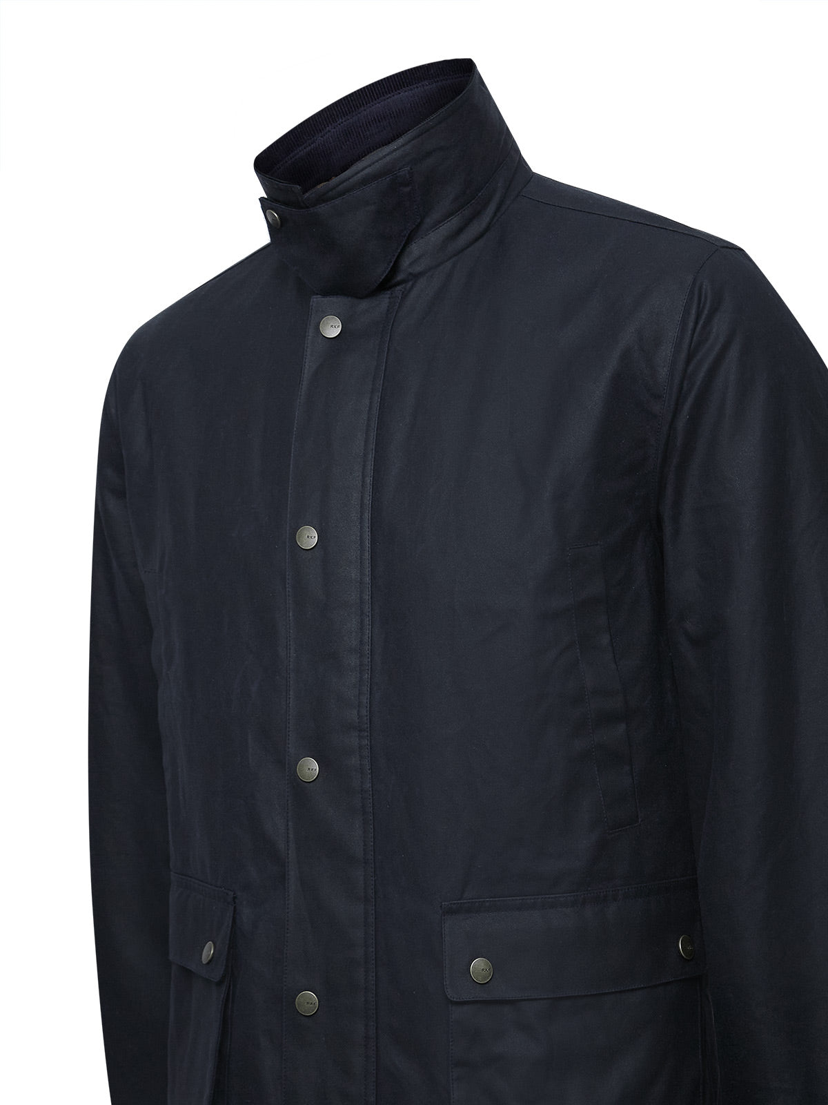 Chaqueta Algodón Hombre Wax Azul Rockford