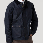 Chaqueta Algodón Hombre Wax Azul Rockford