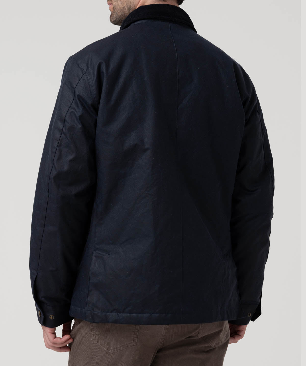 Chaqueta Algodón Hombre Wax Azul Rockford
