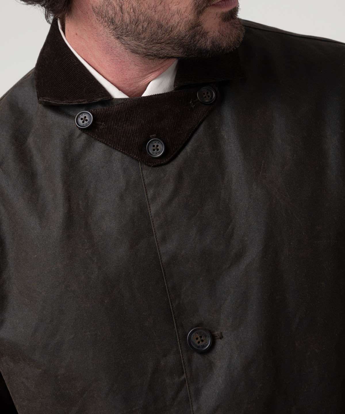 Chaqueta Algodón Hombre Claswax Café Rockford