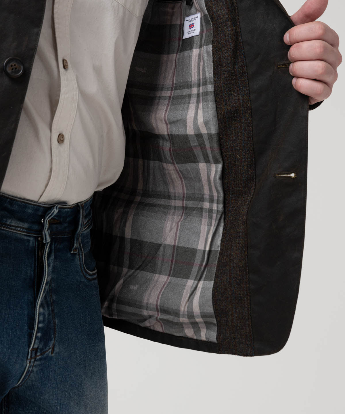 Chaqueta Algodón Hombre Claswax Café Rockford