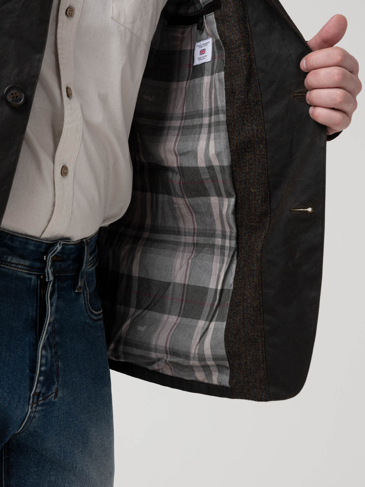 Chaqueta Algodón Hombre Claswax Café Rockford