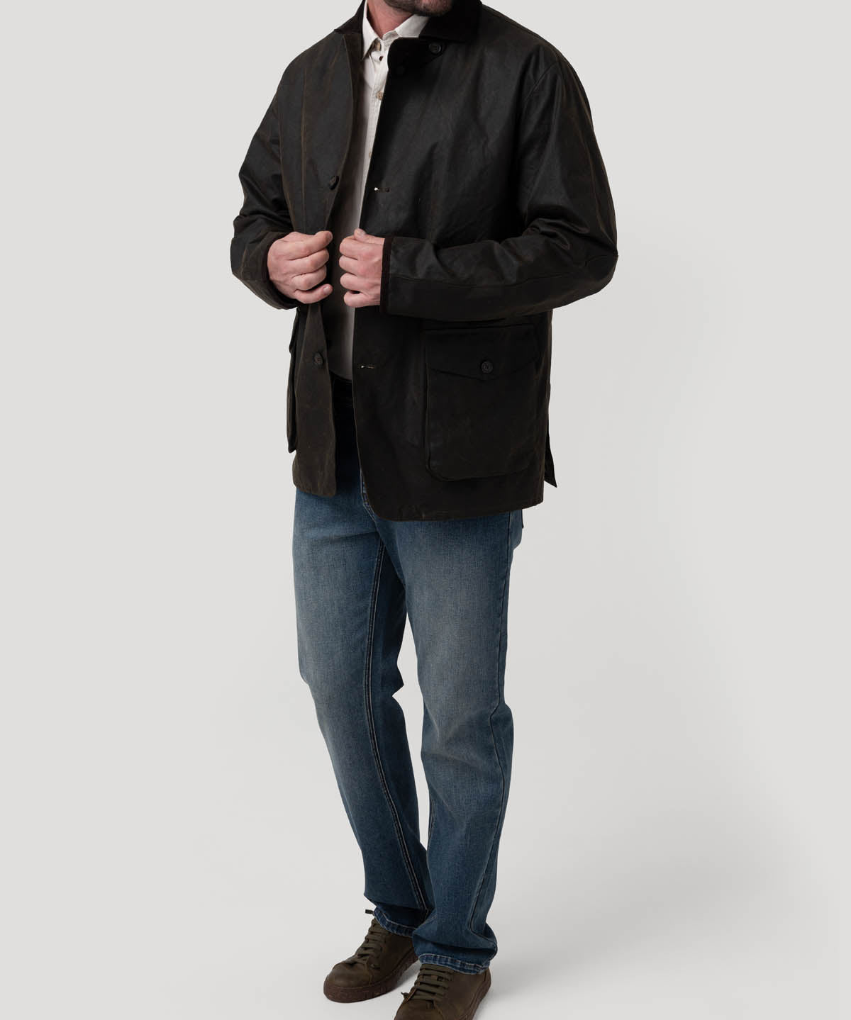 Chaqueta Algodón Hombre Claswax Café Rockford