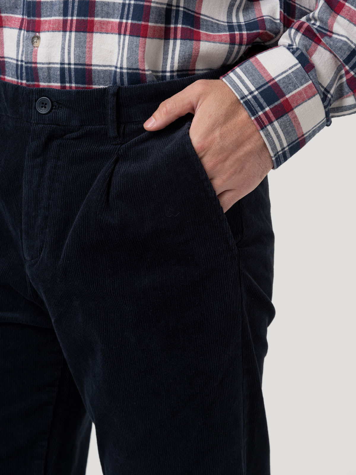 Pantalón Algodón Hombre Ribh Azul Rockford