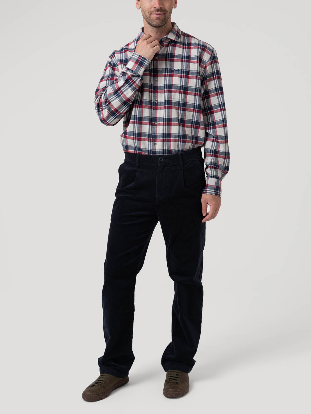 Pantalón Algodón Hombre Ribh Azul Rockford