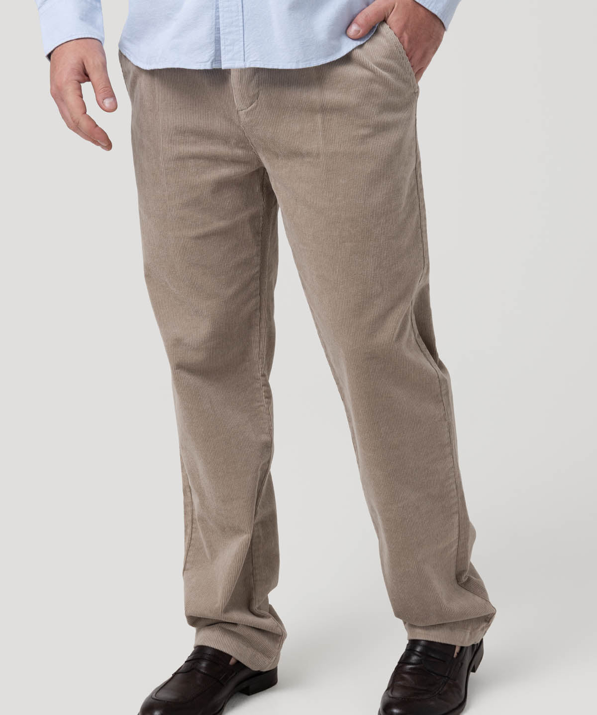 Pantalón Algodón Hombre Ribh Beige Rockford