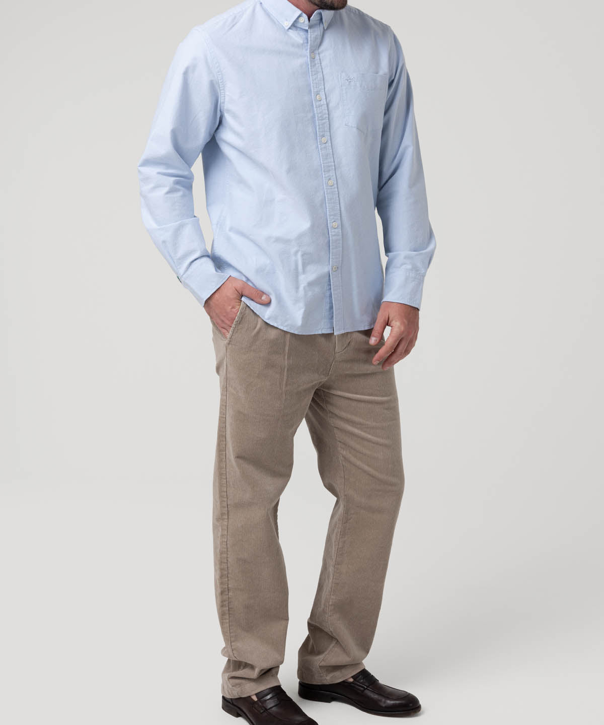 Pantalón Algodón Hombre Ribh Beige Rockford