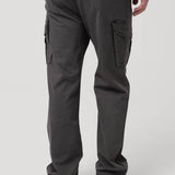 Pantalón Algodón Hombre Pipo Gris Rockford