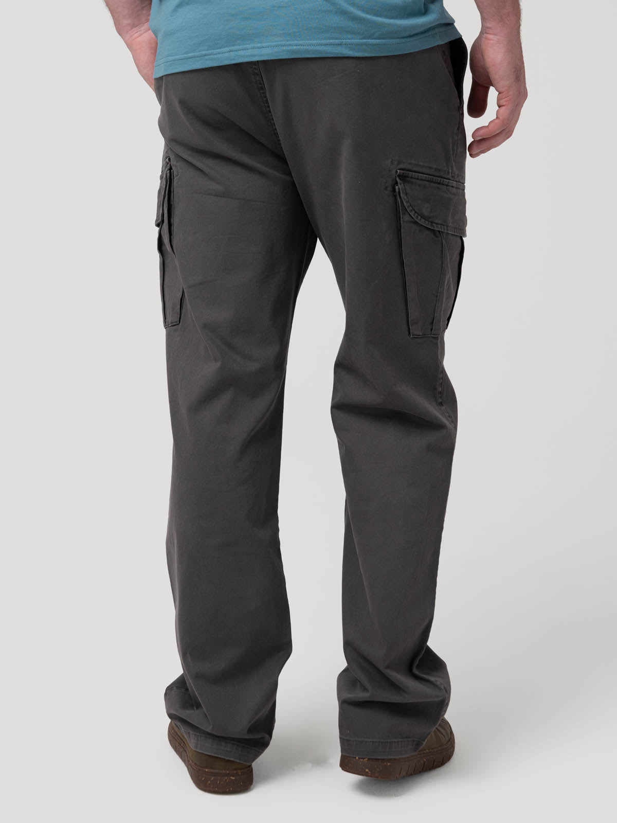 Pantalón Algodón Hombre Pipo Gris Rockford