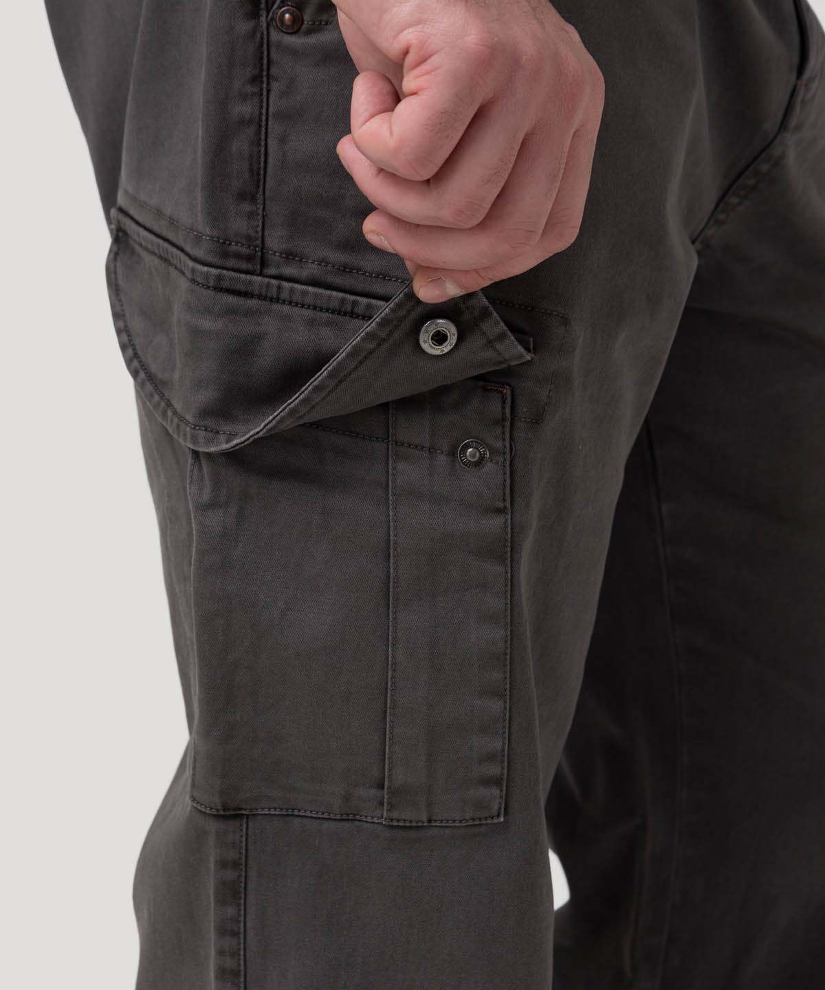 Pantalón Algodón Hombre Pipo Gris Rockford