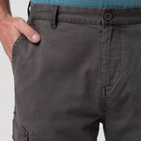 Pantalón Algodón Hombre Pipo Gris Rockford