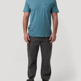 Pantalón Algodón Hombre Pipo Gris Rockford