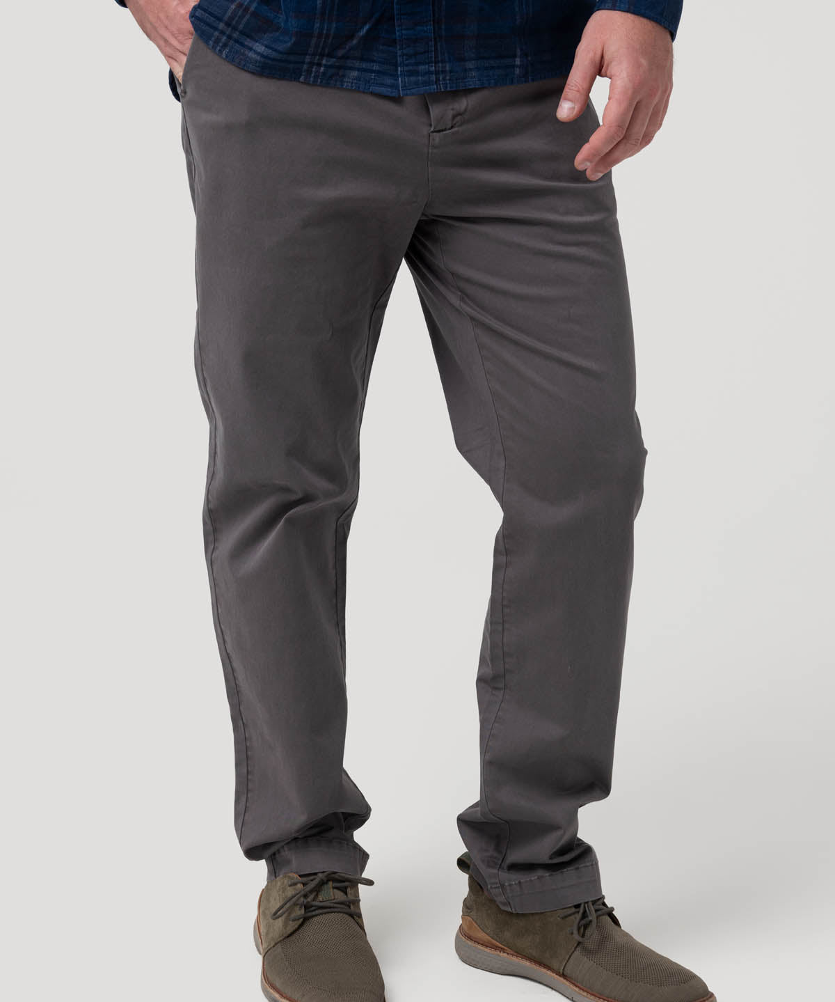 Pantalón Algodón Hombre Turin Gris Rockford