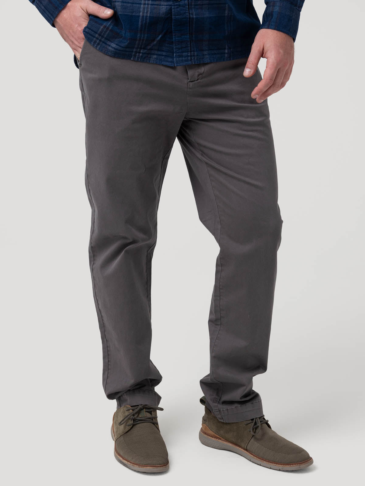 Pantalón Algodón Hombre Turin Gris Rockford