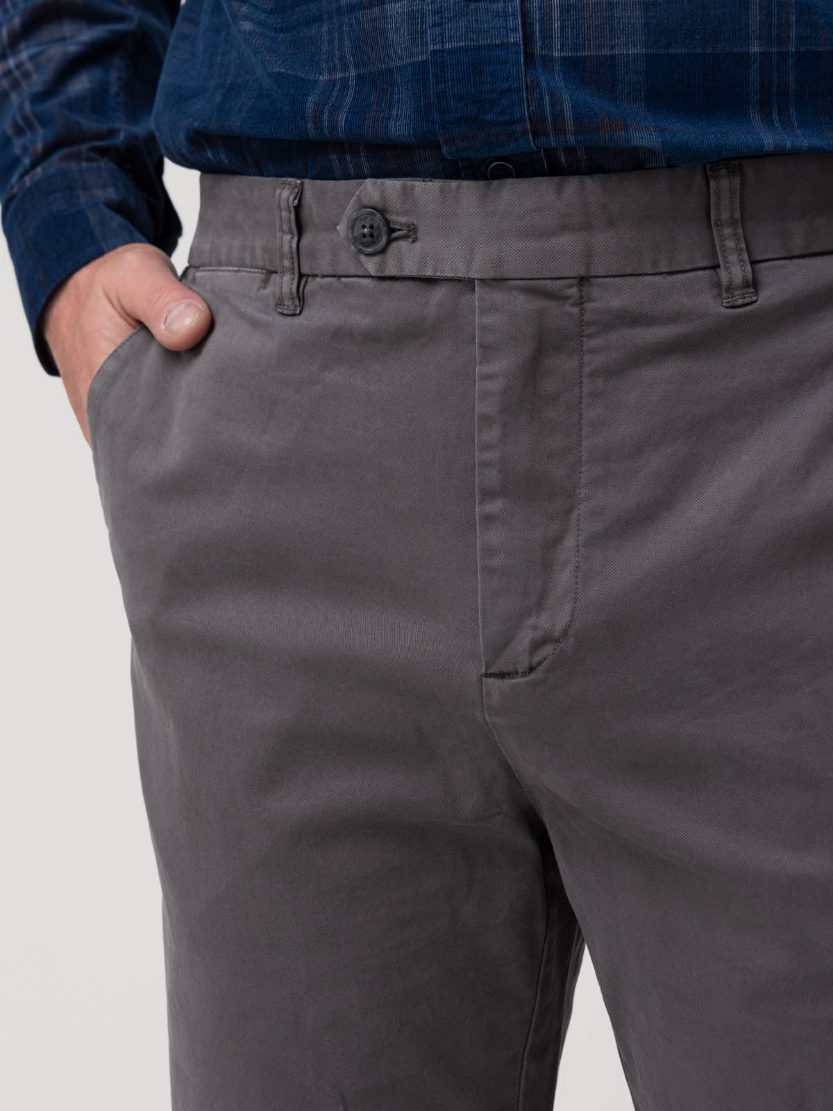 Pantalón Algodón Hombre Turin Gris Rockford