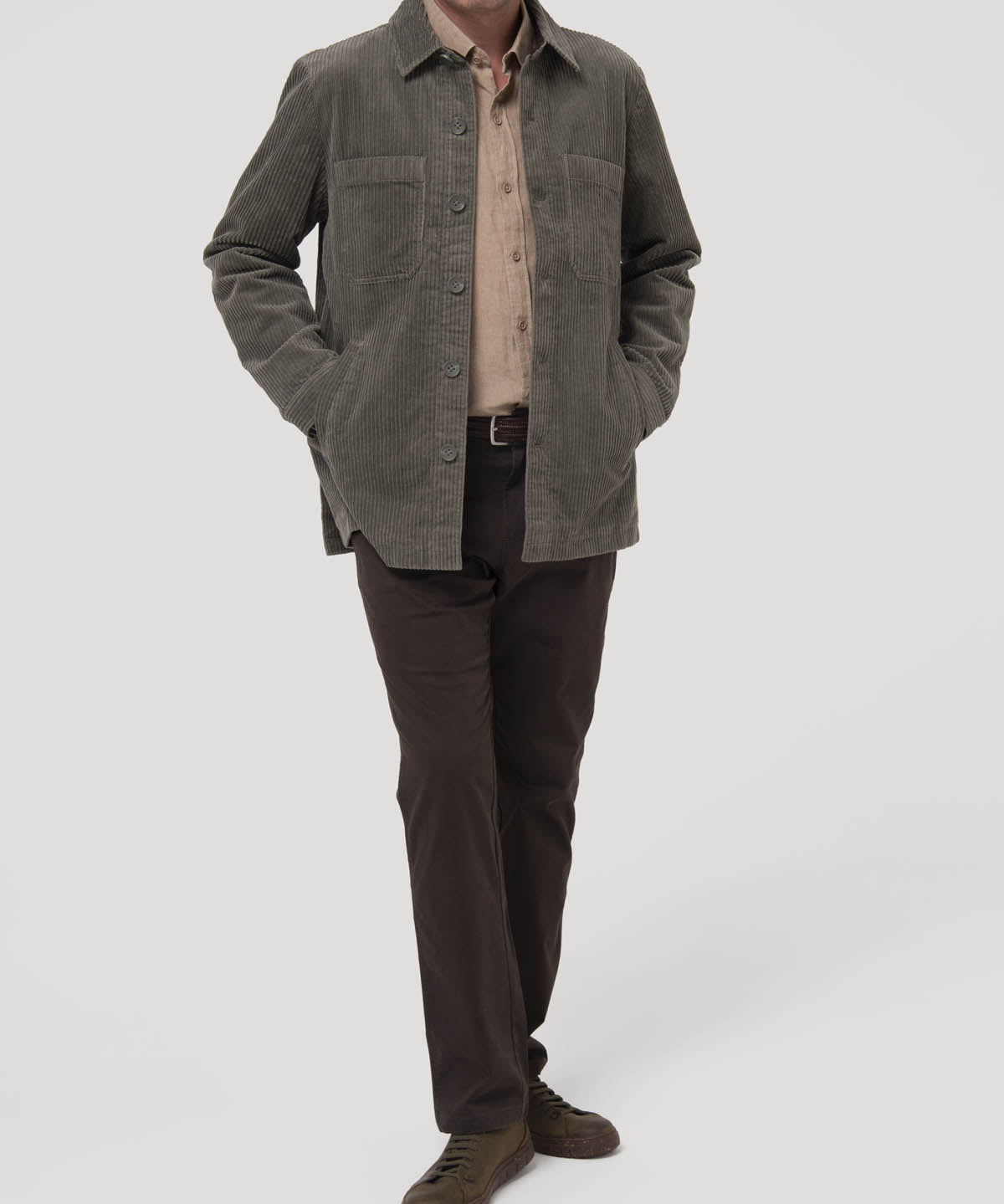 Chaqueta Algodón Hombre Bellagio Café Rockford