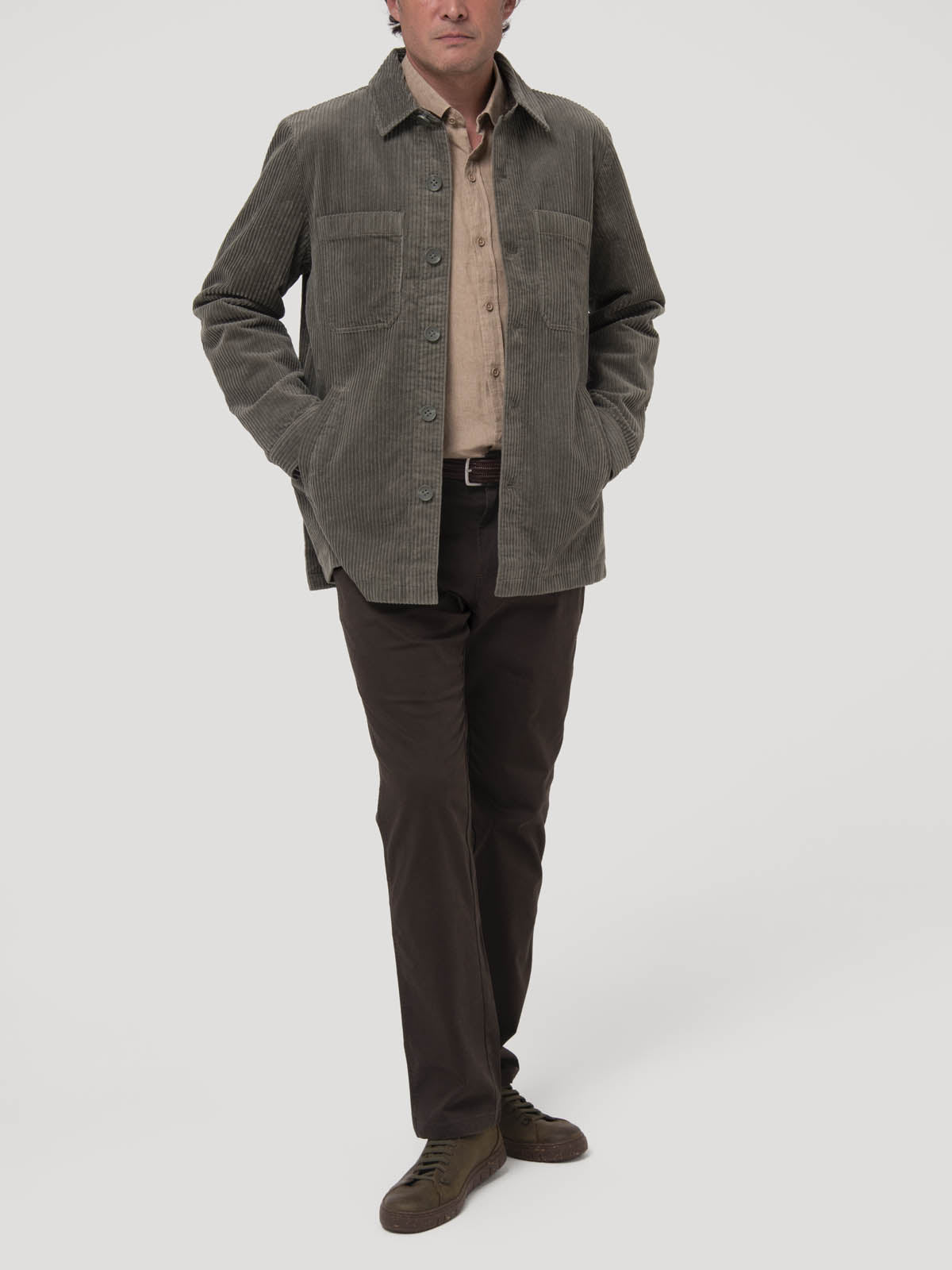 Chaqueta Algodón Hombre Bellagio Café Rockford