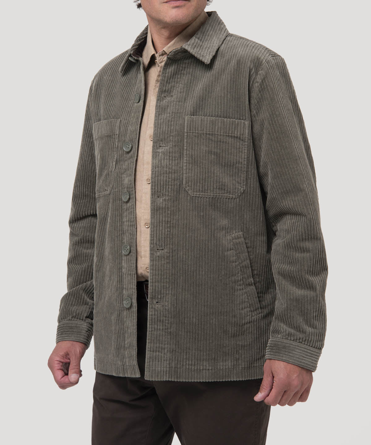 Chaqueta Algodón Hombre Bellagio Café Rockford