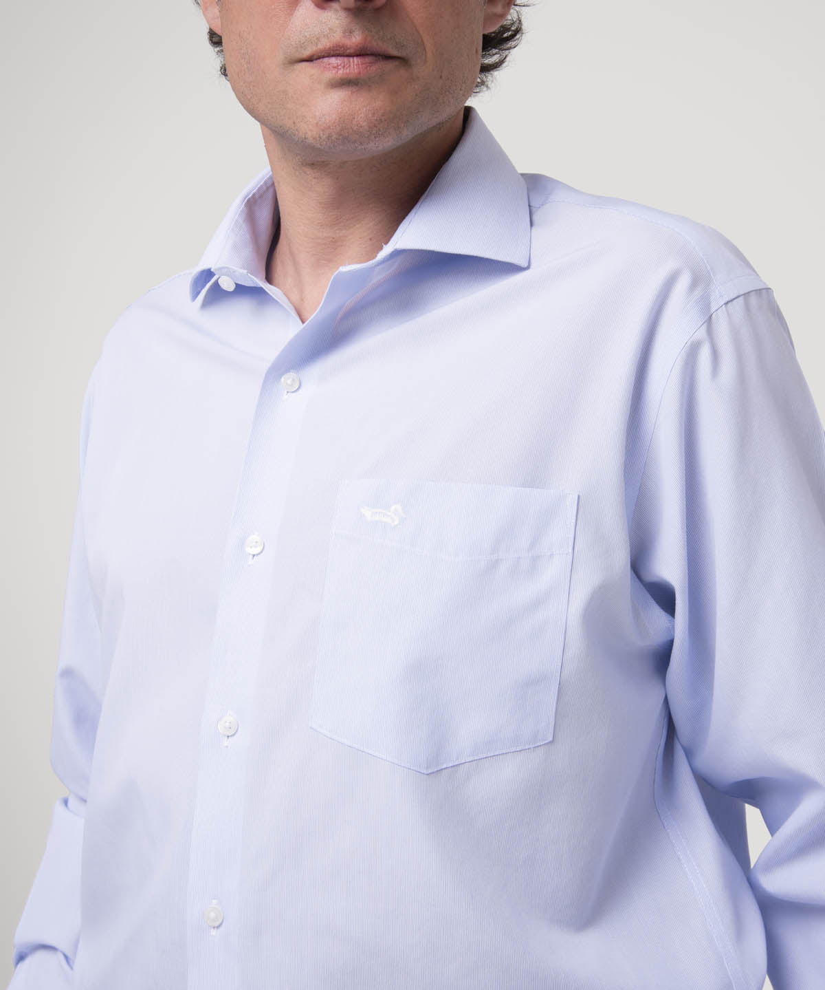 Camisa Algodón Hombre WF PC Café Rockford
