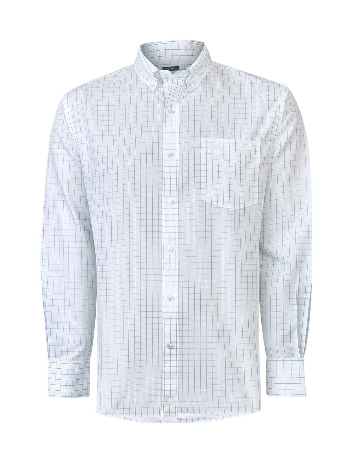 Camisa Algodón Hombre WF PB Azul Rockford