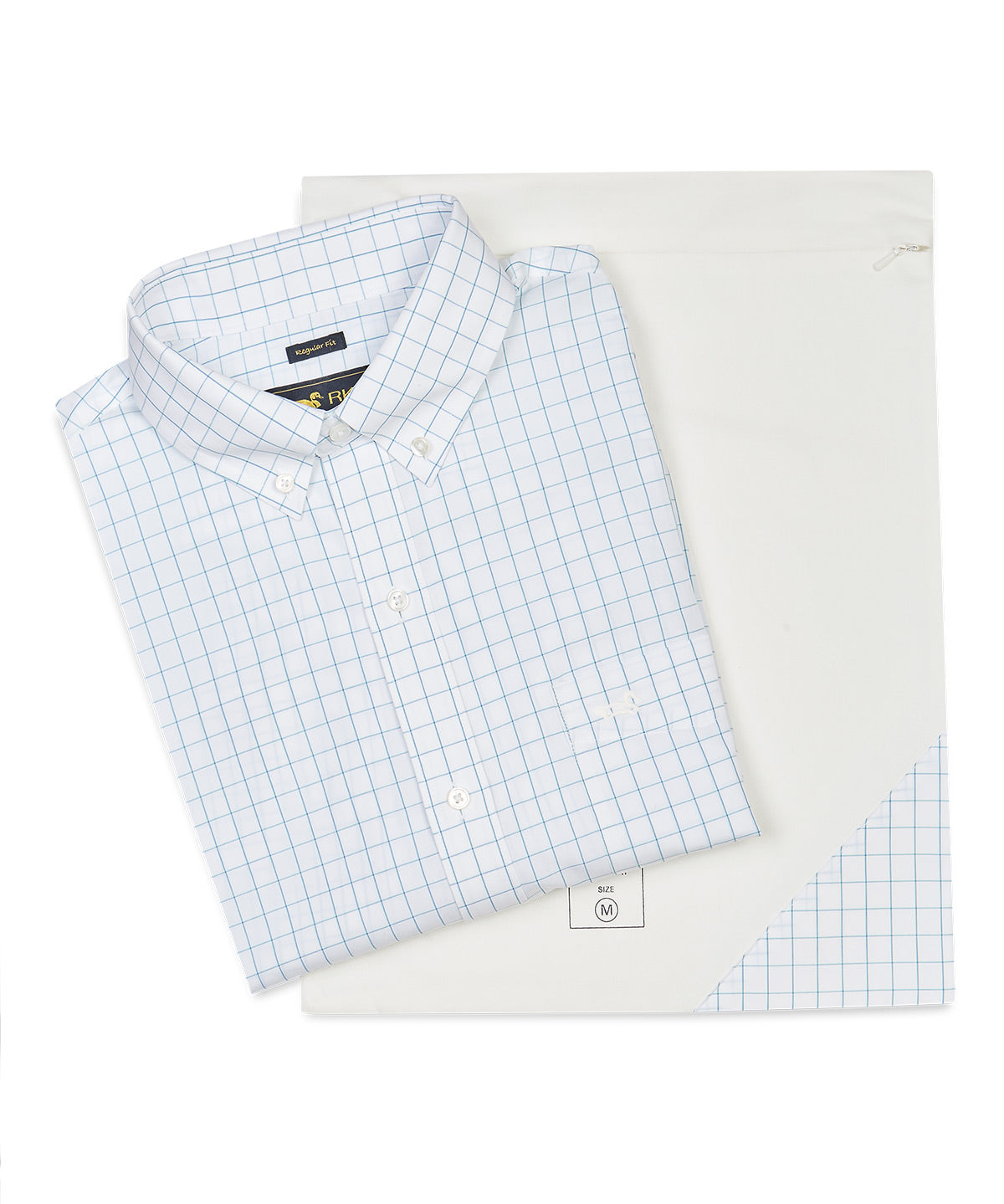 Camisa Algodón Hombre WF PB Azul Rockford