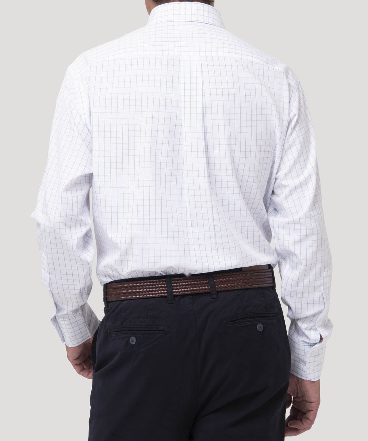 Camisa Algodón Hombre WF PB Azul Rockford
