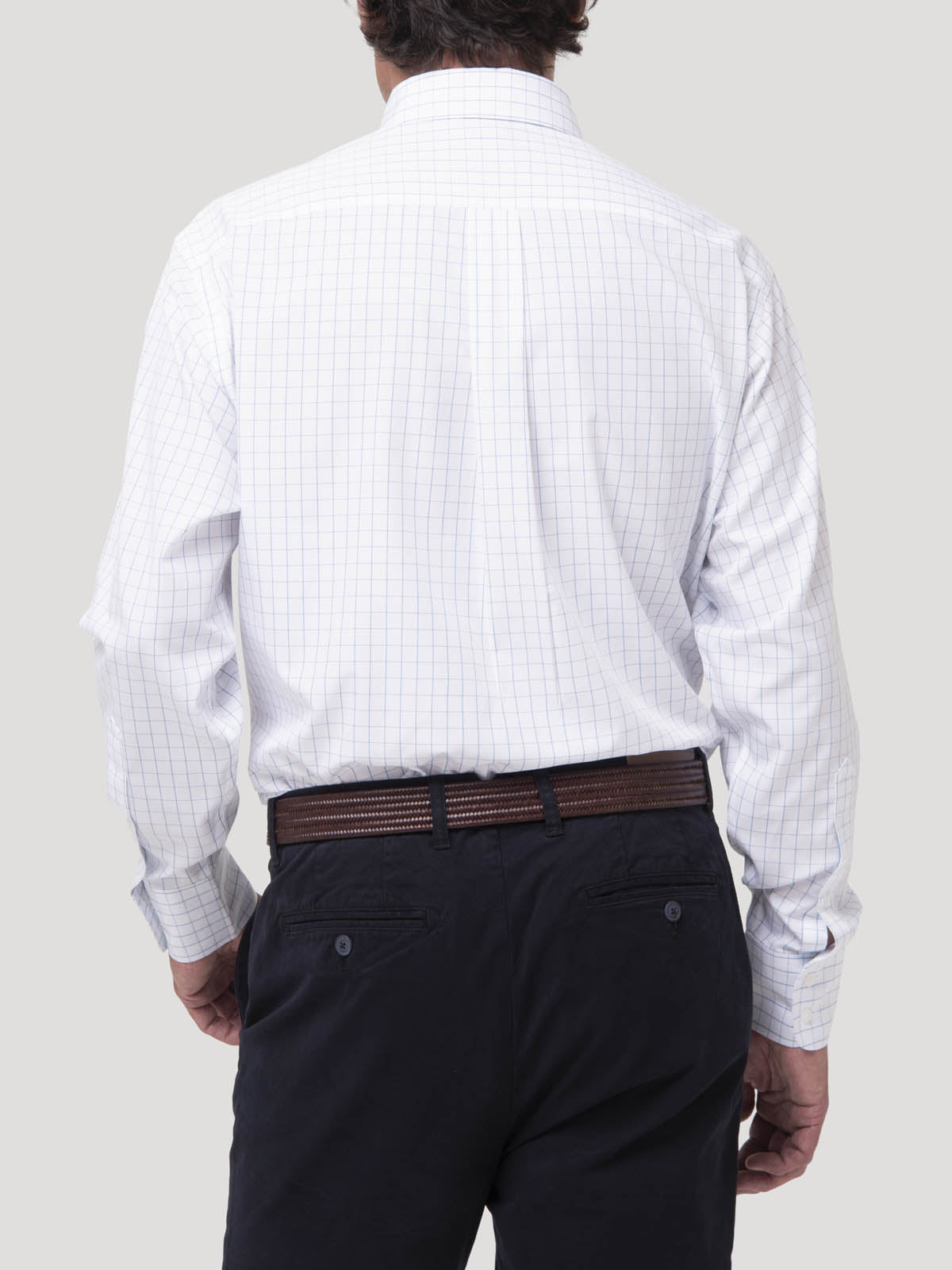 Camisa Algodón Hombre WF PB Azul Rockford