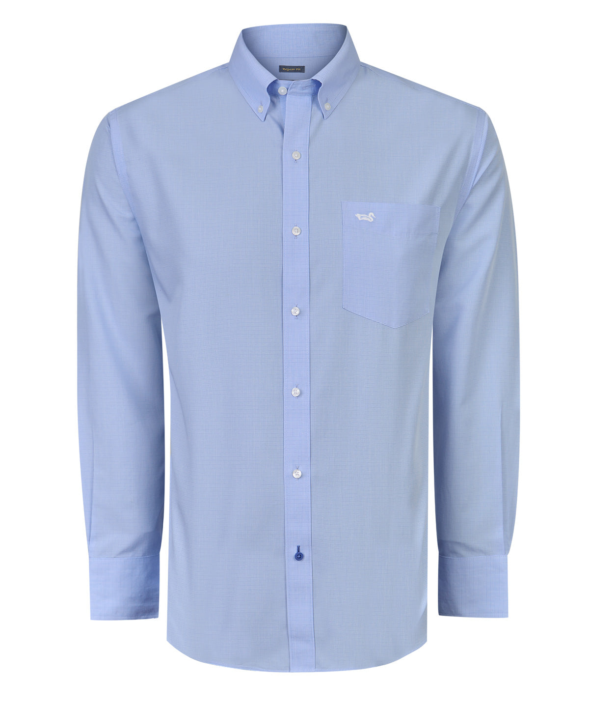 Camisa Algodón Hombre WF PB Azul Rockford