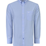 Camisa Algodón Hombre WF PB Azul Rockford
