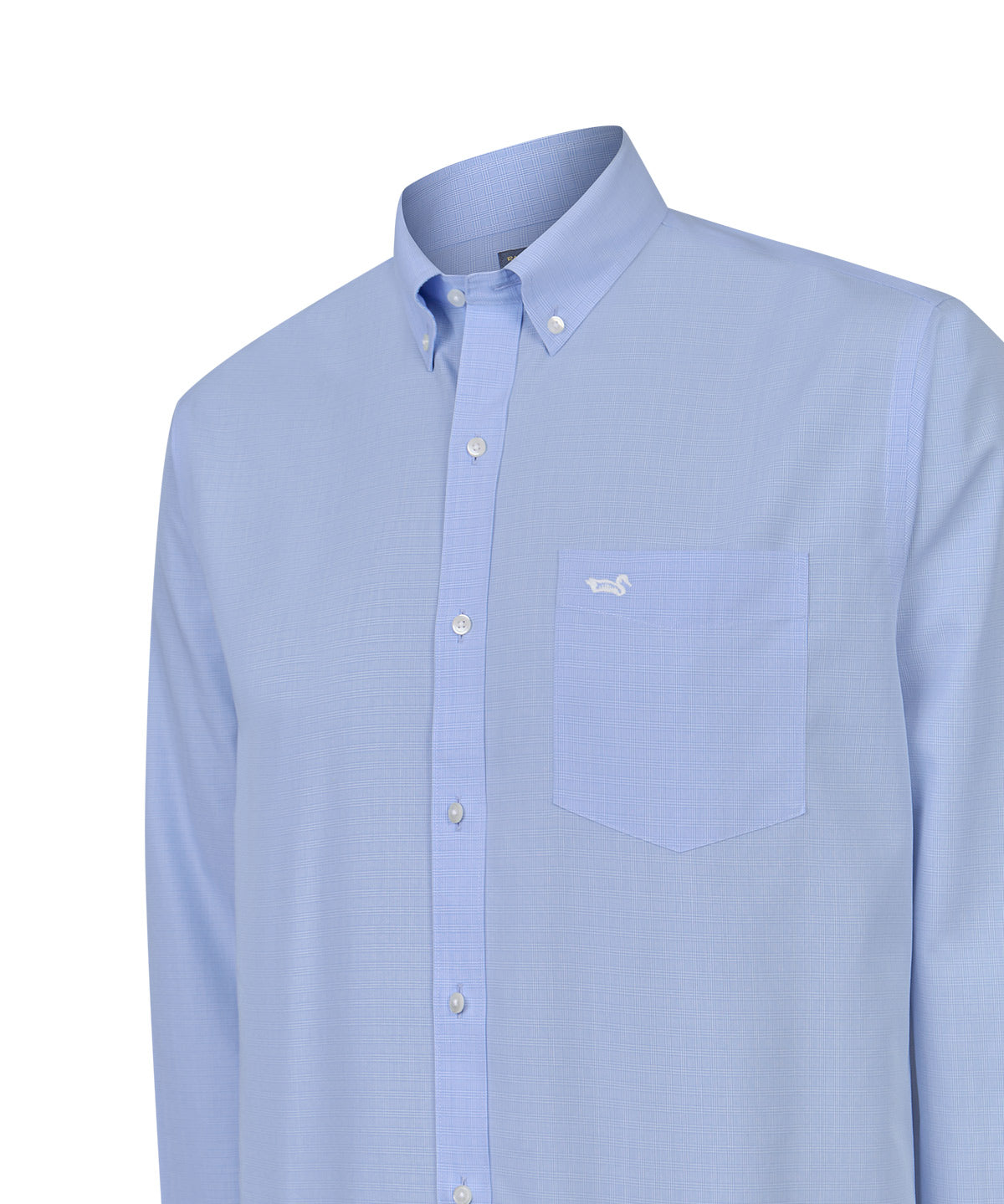 Camisa Algodón Hombre WF PB Azul Rockford
