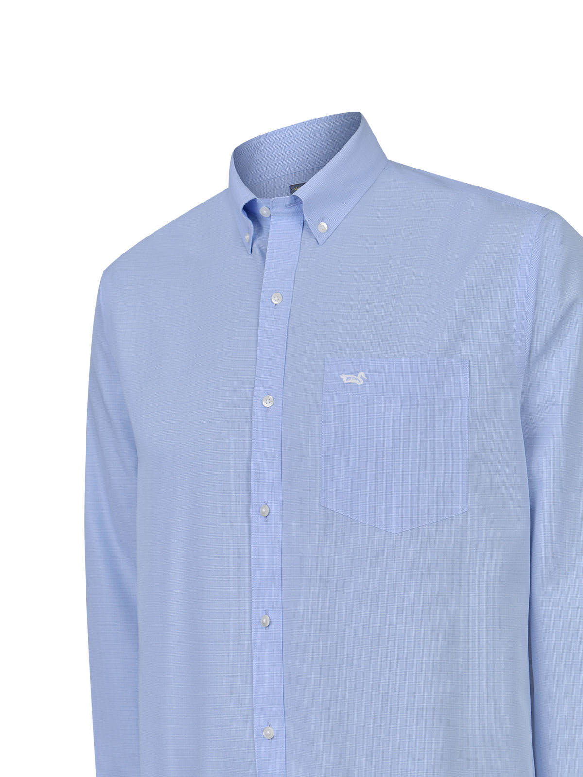 Camisa Algodón Hombre WF PB Azul Rockford