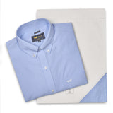 Camisa Algodón Hombre WF PB Azul Rockford